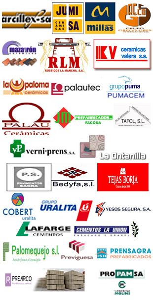 Materiales Riofrío logos asociados